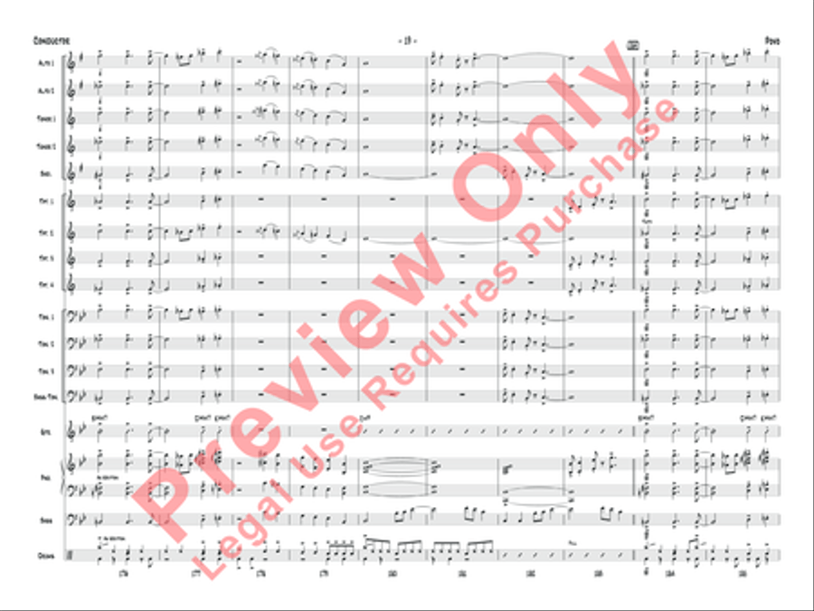 Povo Povo Jazz Ensemble scores gallery preview page 22