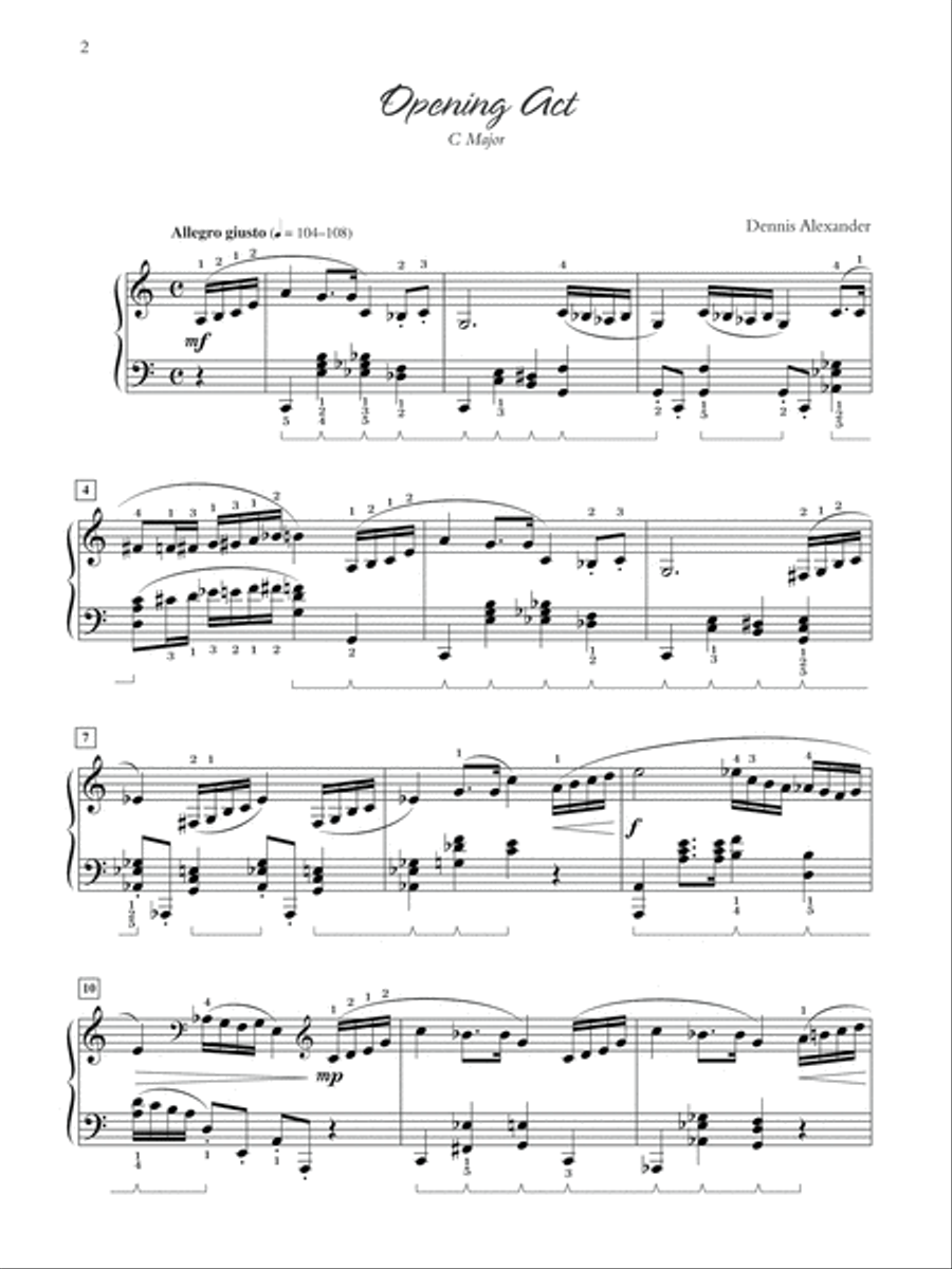 24 Character Preludes Piano Solo scores gallery preview page 3