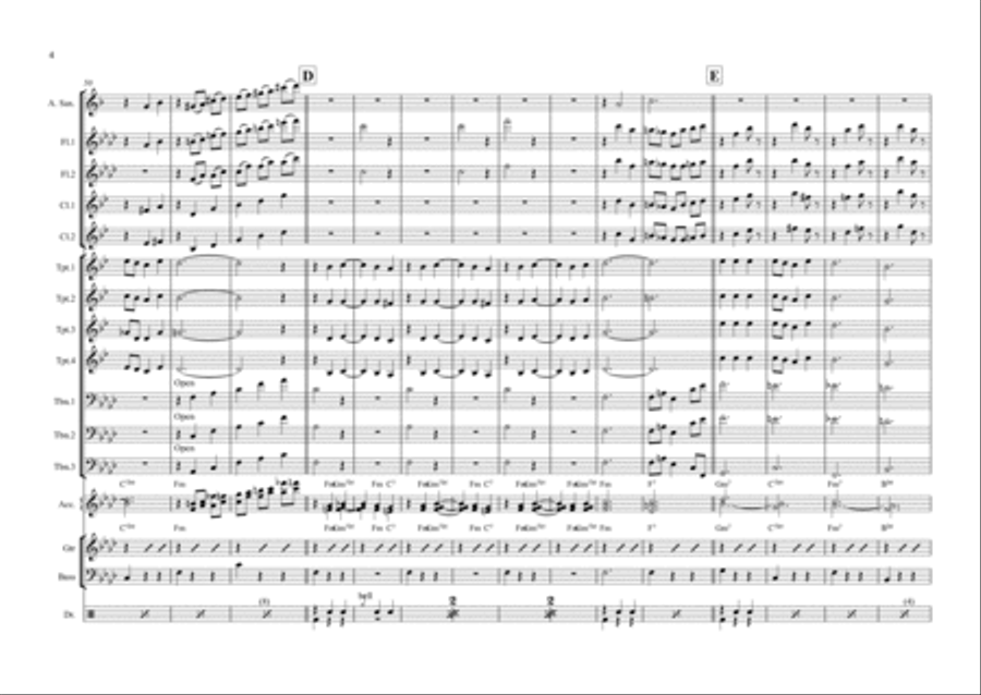 Sunrise, Sunset Flute scores gallery preview page 4