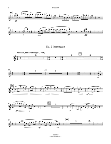 Themes from An Original Suite - Piccolo