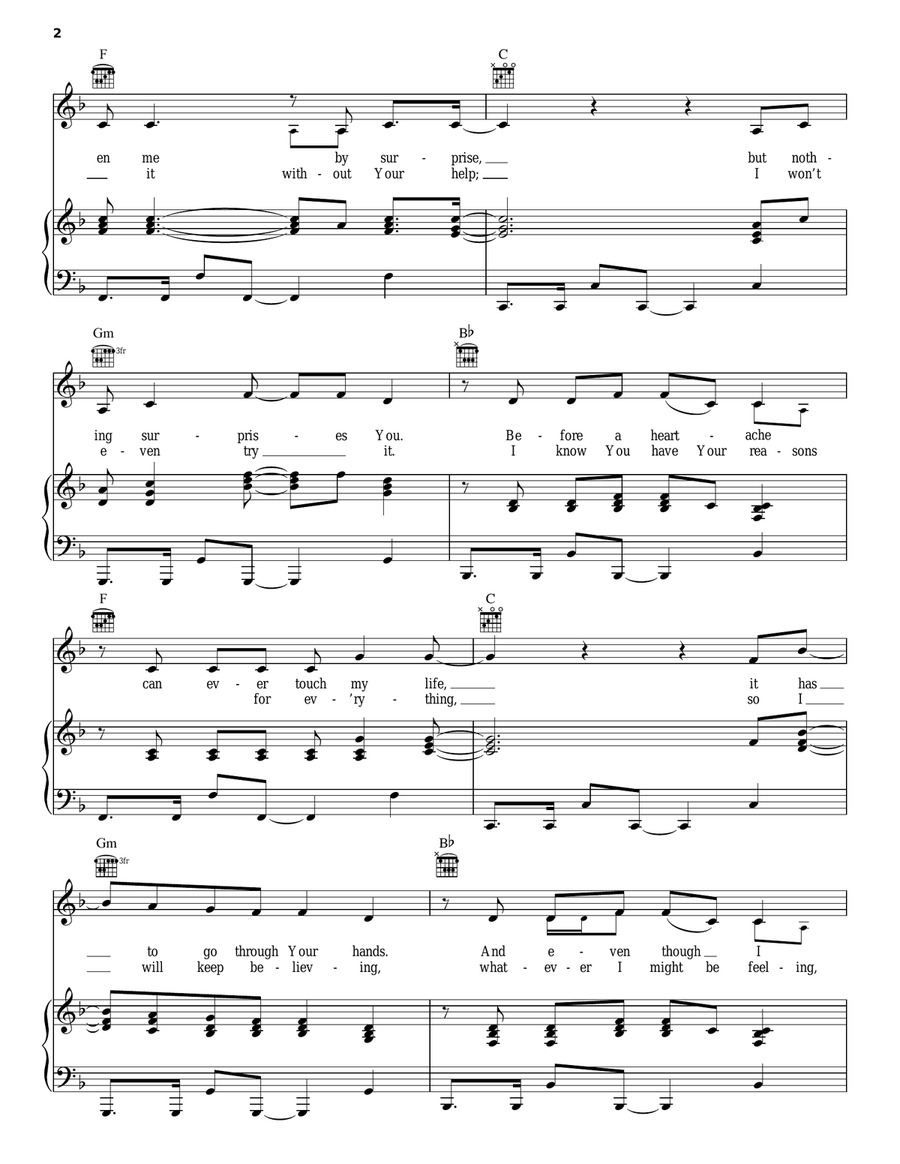 No Matter What Acoustic Guitar scores gallery preview page 2
