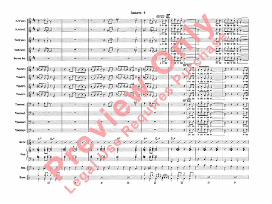 Minnie the Moocher Jazz Ensemble scores gallery preview page 6