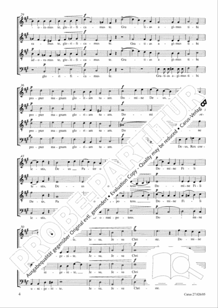 Mass in A minor Mass in A minor 4-Part scores gallery preview page 5