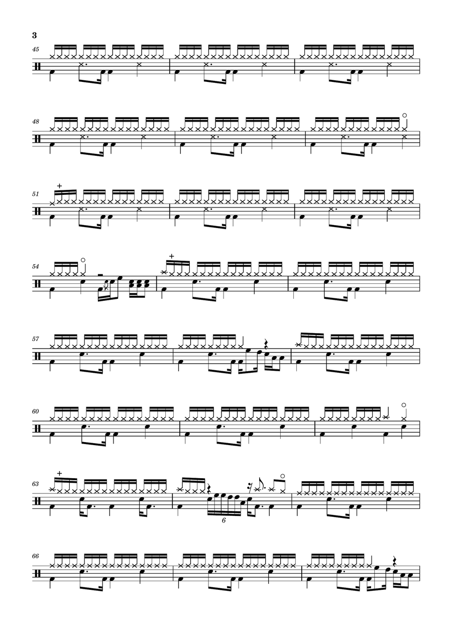 It's You Drum Set scores gallery preview page 3