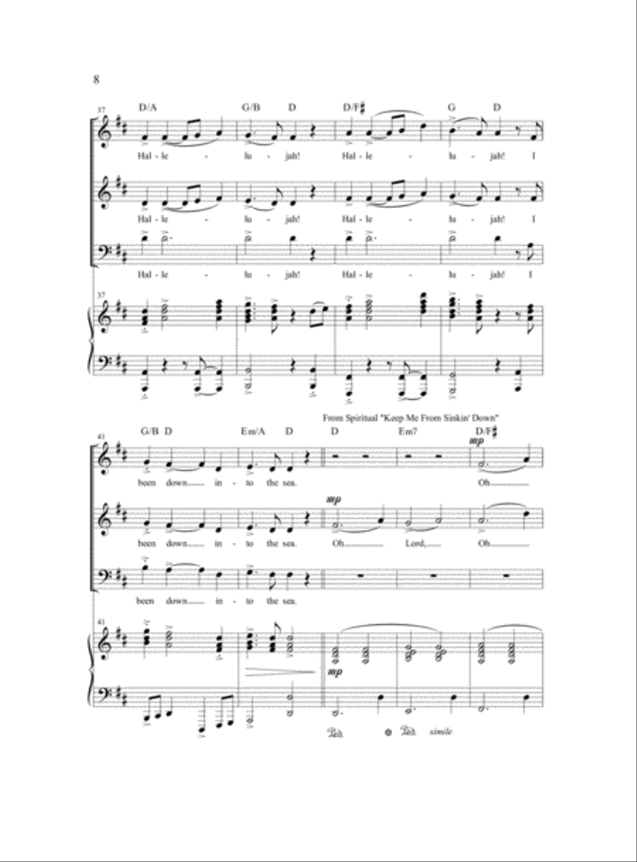 Been Down to the Sea Been Down to the Sea 3-Part scores gallery preview page 7