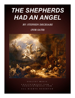 Book cover for The Shepherds Had An Angel (for SATB)