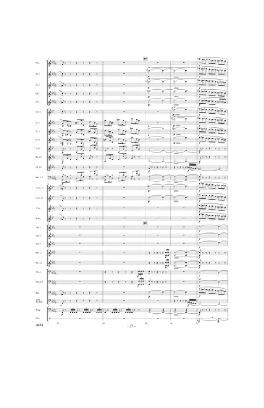 Ride of the Valkyries Concert Band scores gallery preview page 26