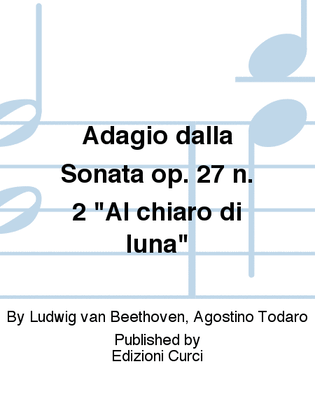 Adagio dalla Sonata op. 27 n. 2 "Al chiaro di luna"