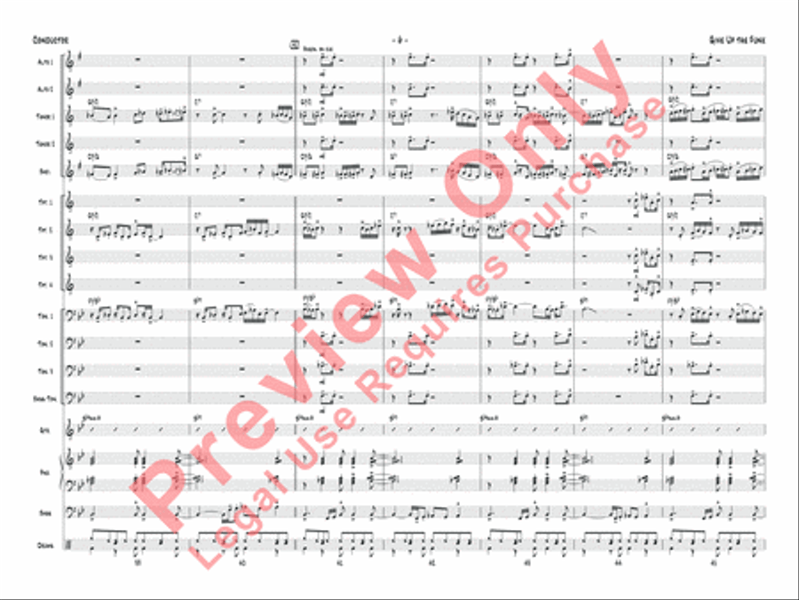Give Up the Funk Jazz Ensemble scores gallery preview page 9
