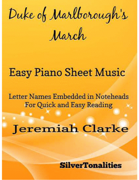 Duke of Marlboroughs March Easy Piano Sheet Music