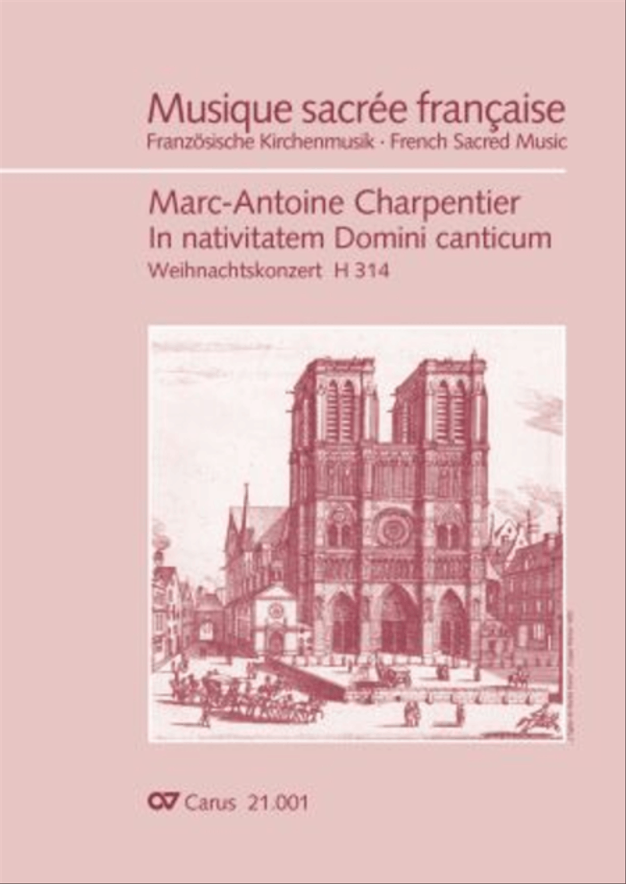 In nativitatem Domini canticum 4-Part scores gallery preview page 1