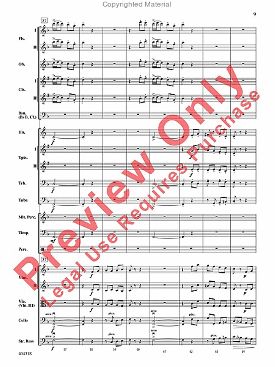 Leroy Anderson's Irish Suite, Part 2 (Themes from) Full Orchestra scores gallery preview page 10