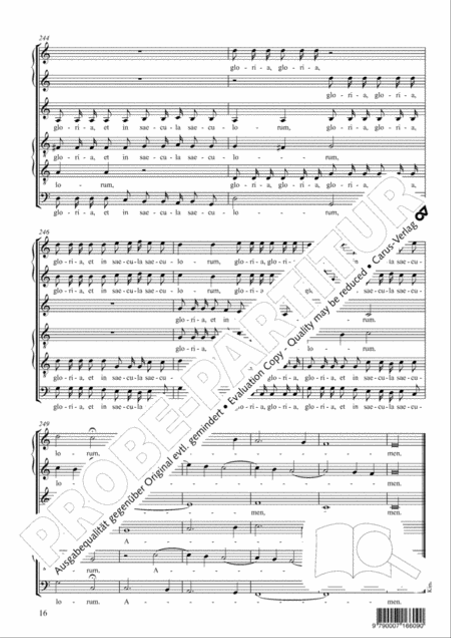 Beatus Primo Choir scores gallery preview page 17