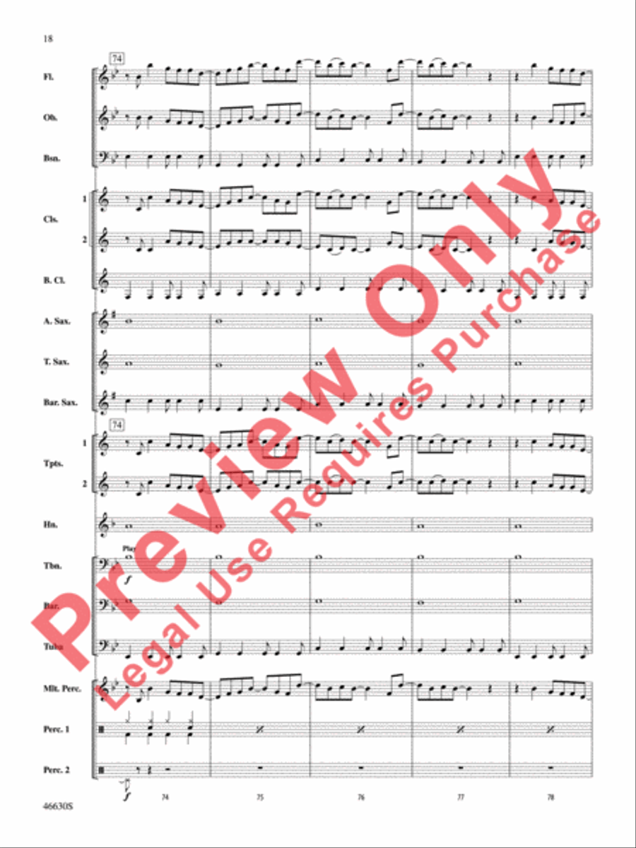 The LEGO Ninjago Movie: Selections from the Motion Picture Soundtrack Concert Band scores gallery preview page 19