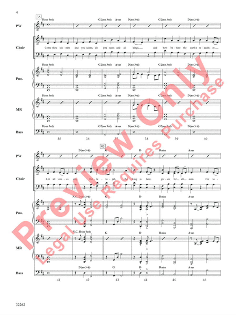 Born in Bethlehem Choir scores gallery preview page 5