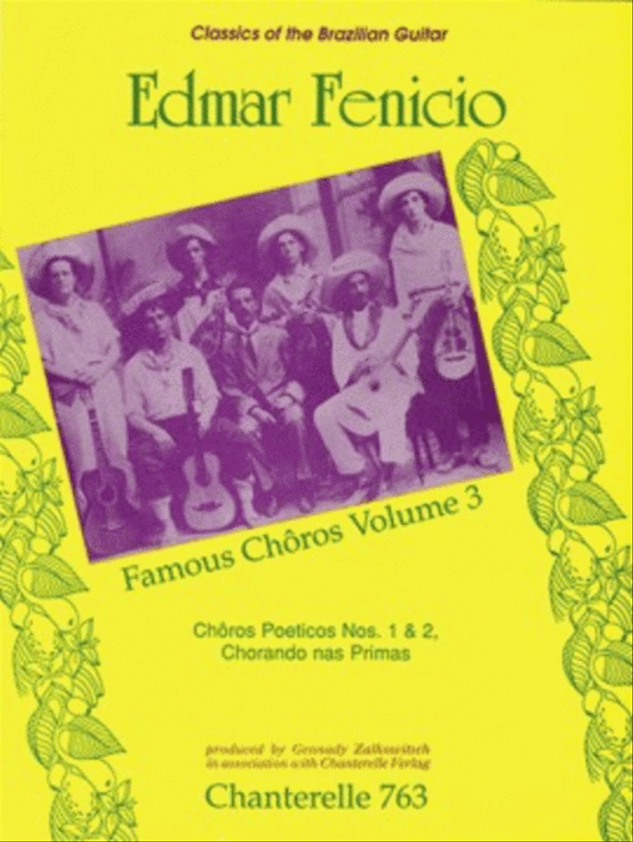 Choros poeticos 1-2, Chorando nas Primas Guitar scores gallery preview page 1