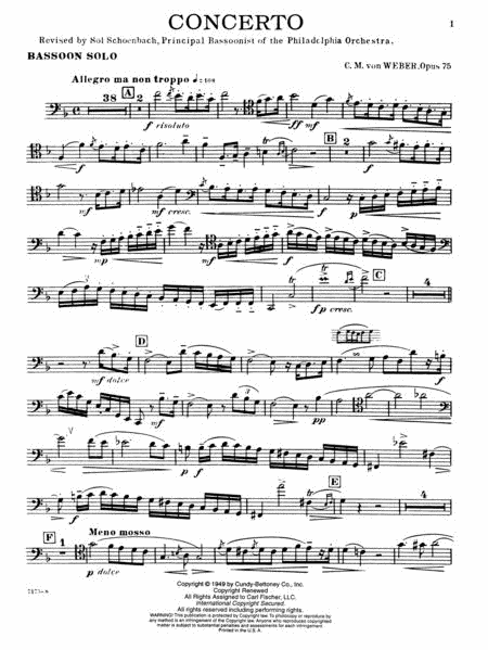 Concerto for Bassoon, Op. 75