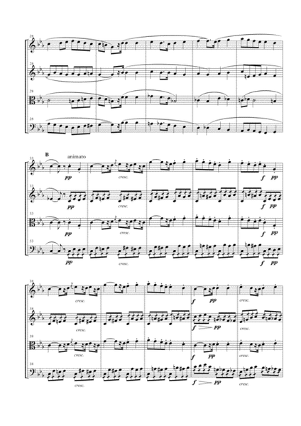 Overture from "L'Arlesienne Suite No. 1" for String Quartet image number null