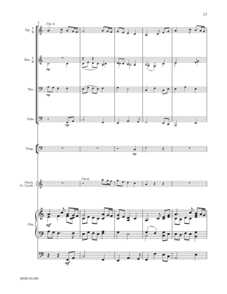 Three Hymn Arrangements for Brass & Organ