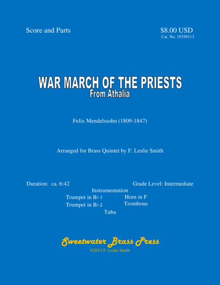 War March of the Priests (from Athalia) image number null
