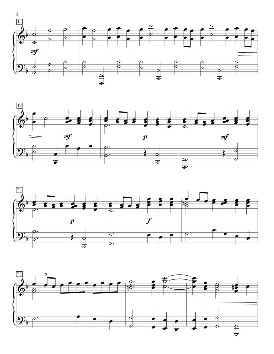 Allegro Maestoso Allegro Maestoso Piano Solo scores gallery preview page 2