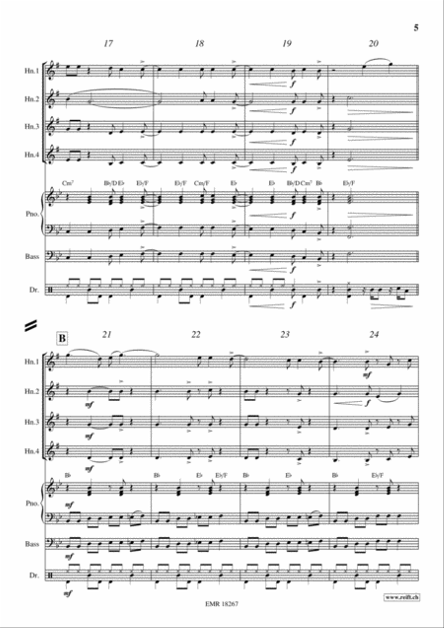 Kumbaya Horn scores gallery preview page 5