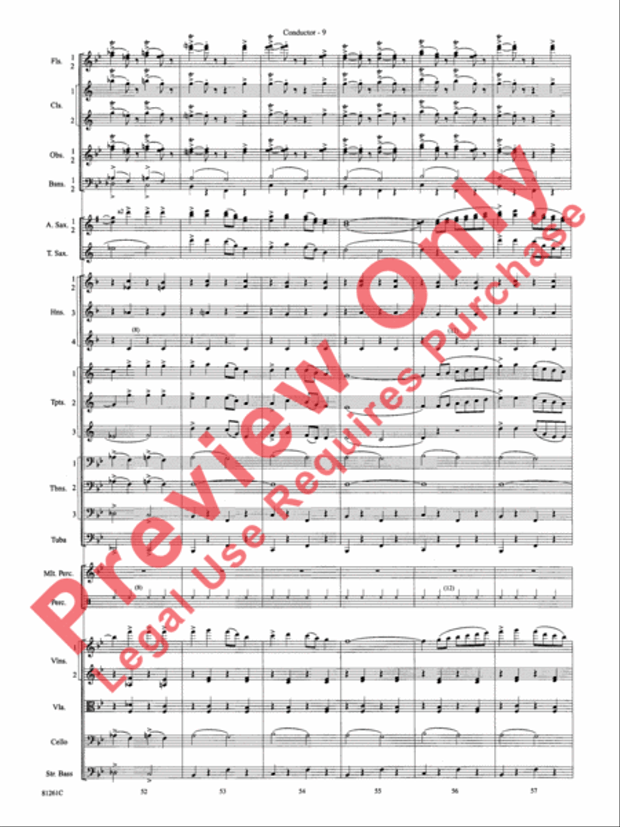 Sleigh Ride Full Orchestra scores gallery preview page 12