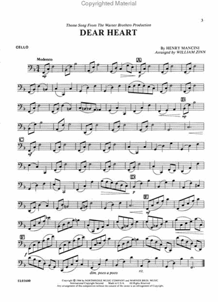 Henry Mancini for Strings, Volume 1