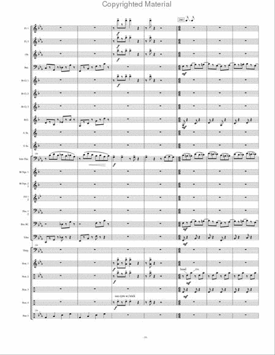 Seminar Concert Band scores gallery preview page 36
