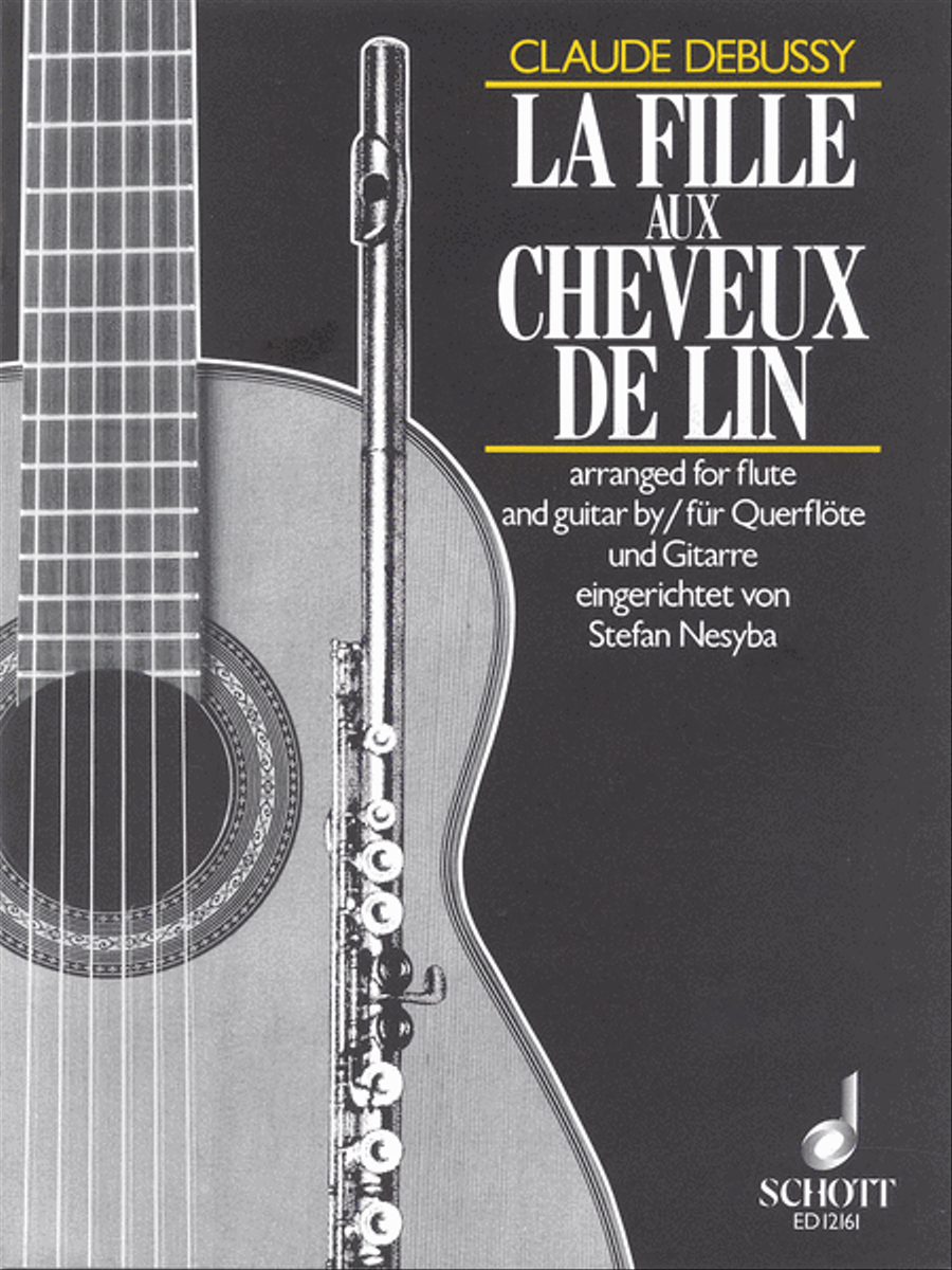 The Girl with the Flaxen Hair (La fille aux cheveux de lin) Flute scores gallery preview page 1