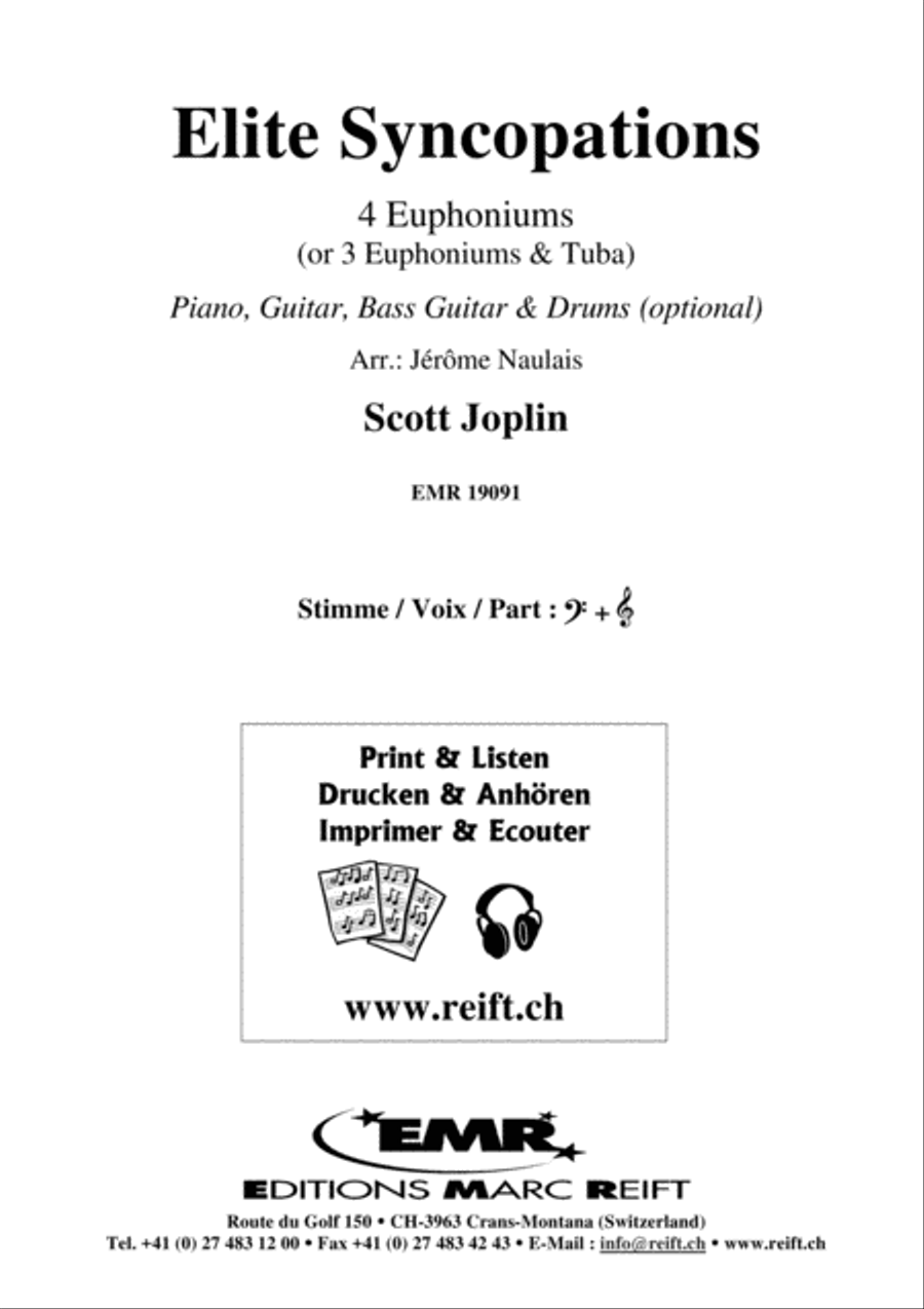 Elite Syncopations Euphonium Quartet scores gallery preview page 2