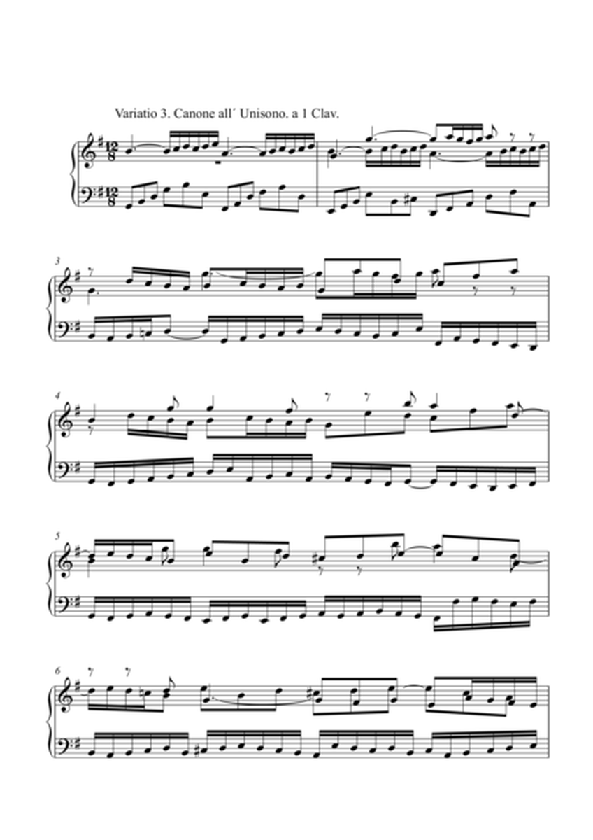BWV 988  Goldberg Variations 3