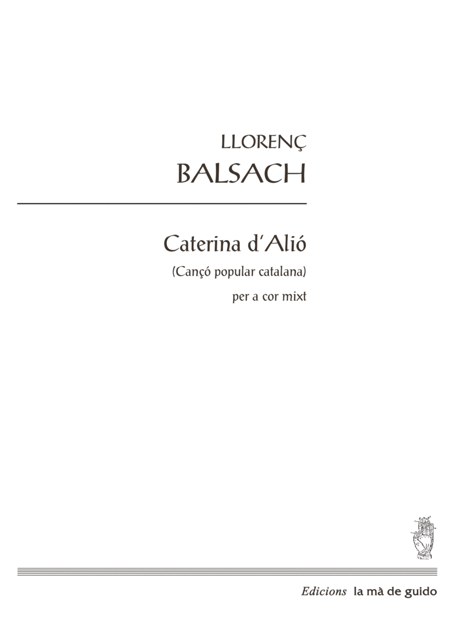 Caterina d'Alió Choir scores gallery preview page 1