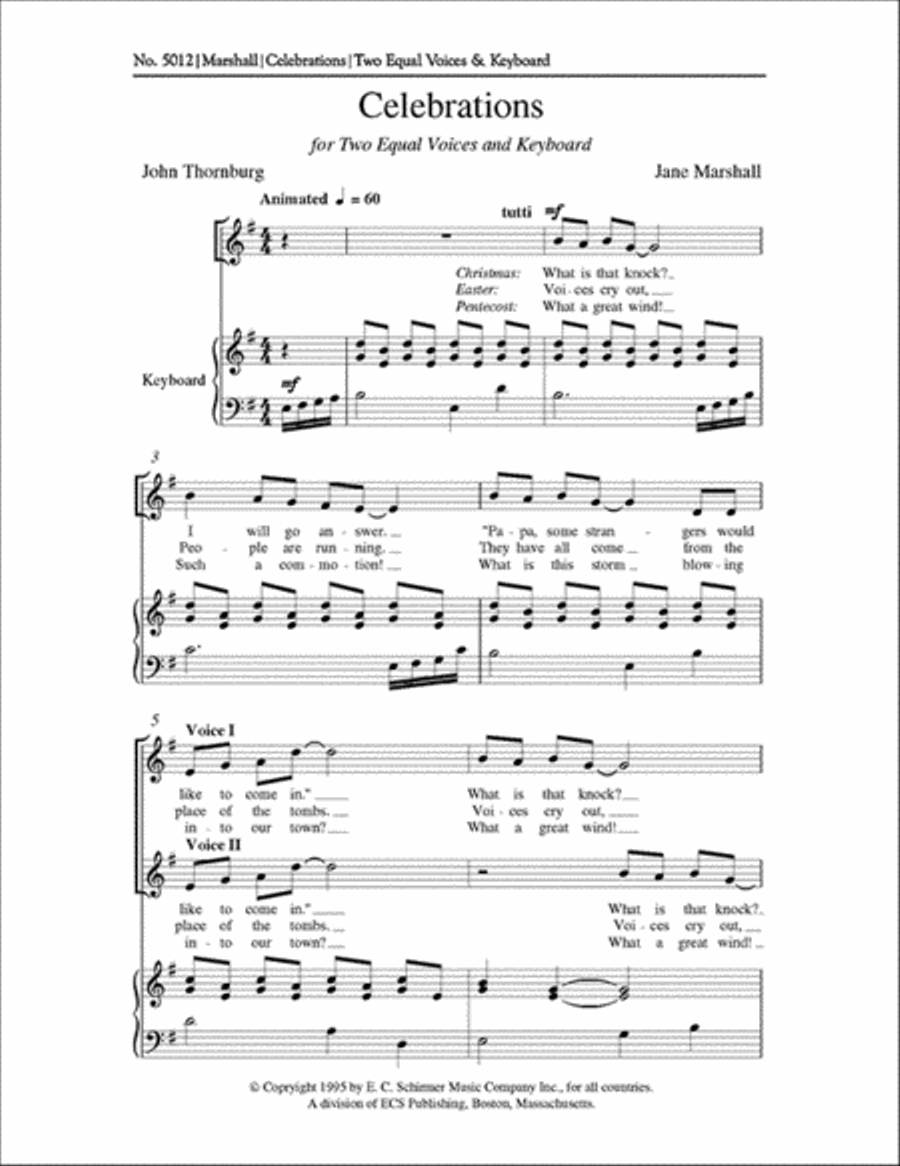 Celebrations 2-Part scores gallery preview page 1