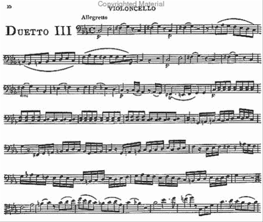 Three Duos for viola and cello - Book I String Duet scores gallery preview page 3