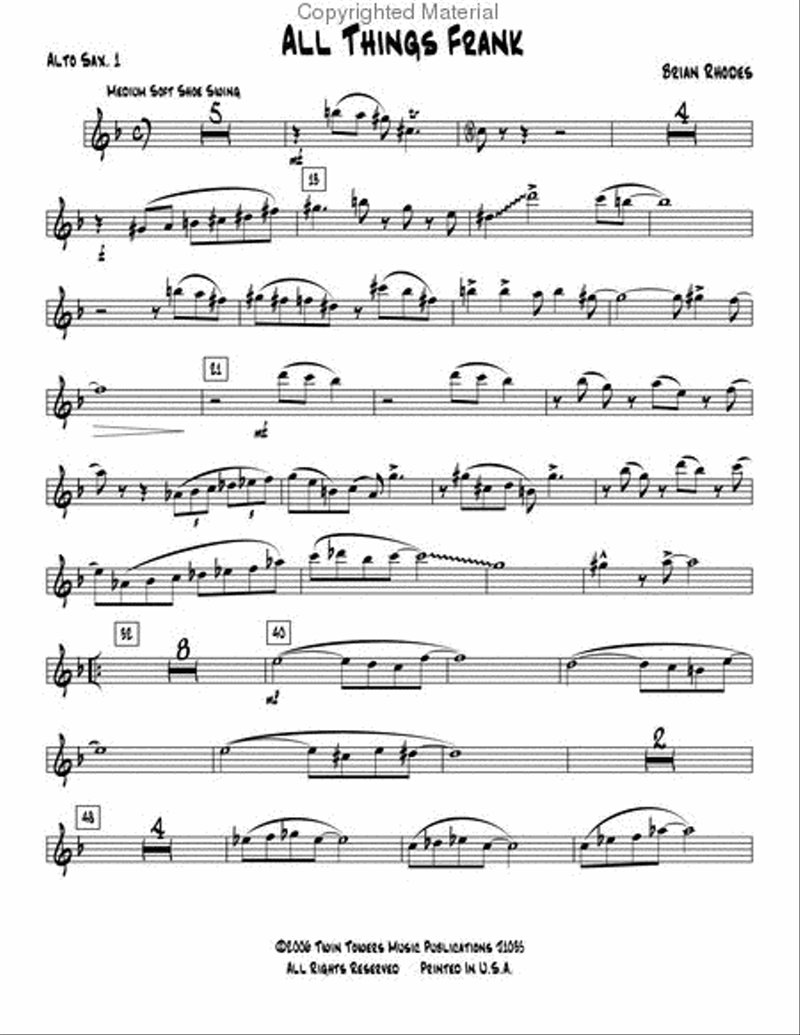 All Things Frank Jazz Ensemble scores gallery preview page 16