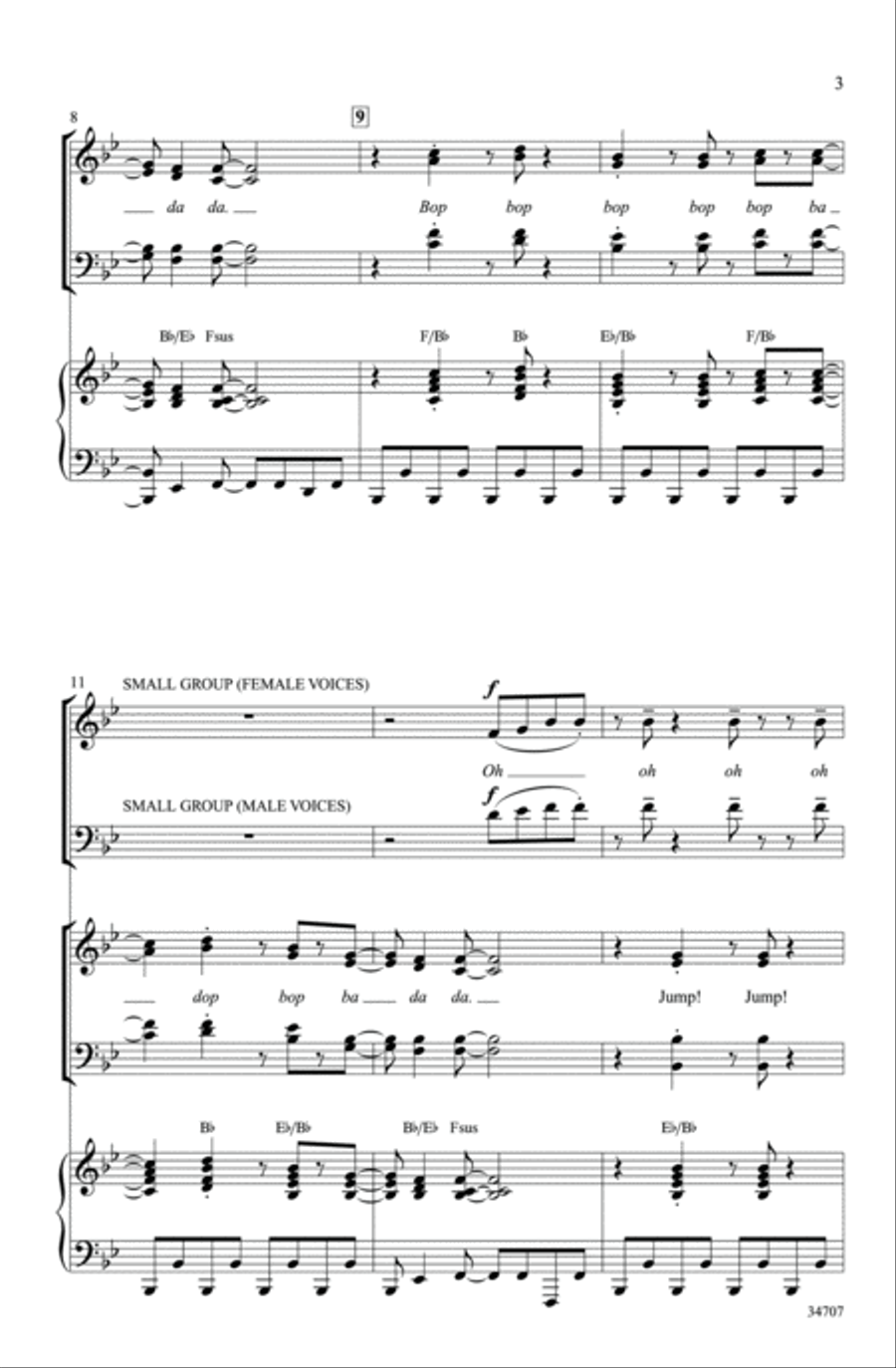 Jump Jump 4-Part scores gallery preview page 3
