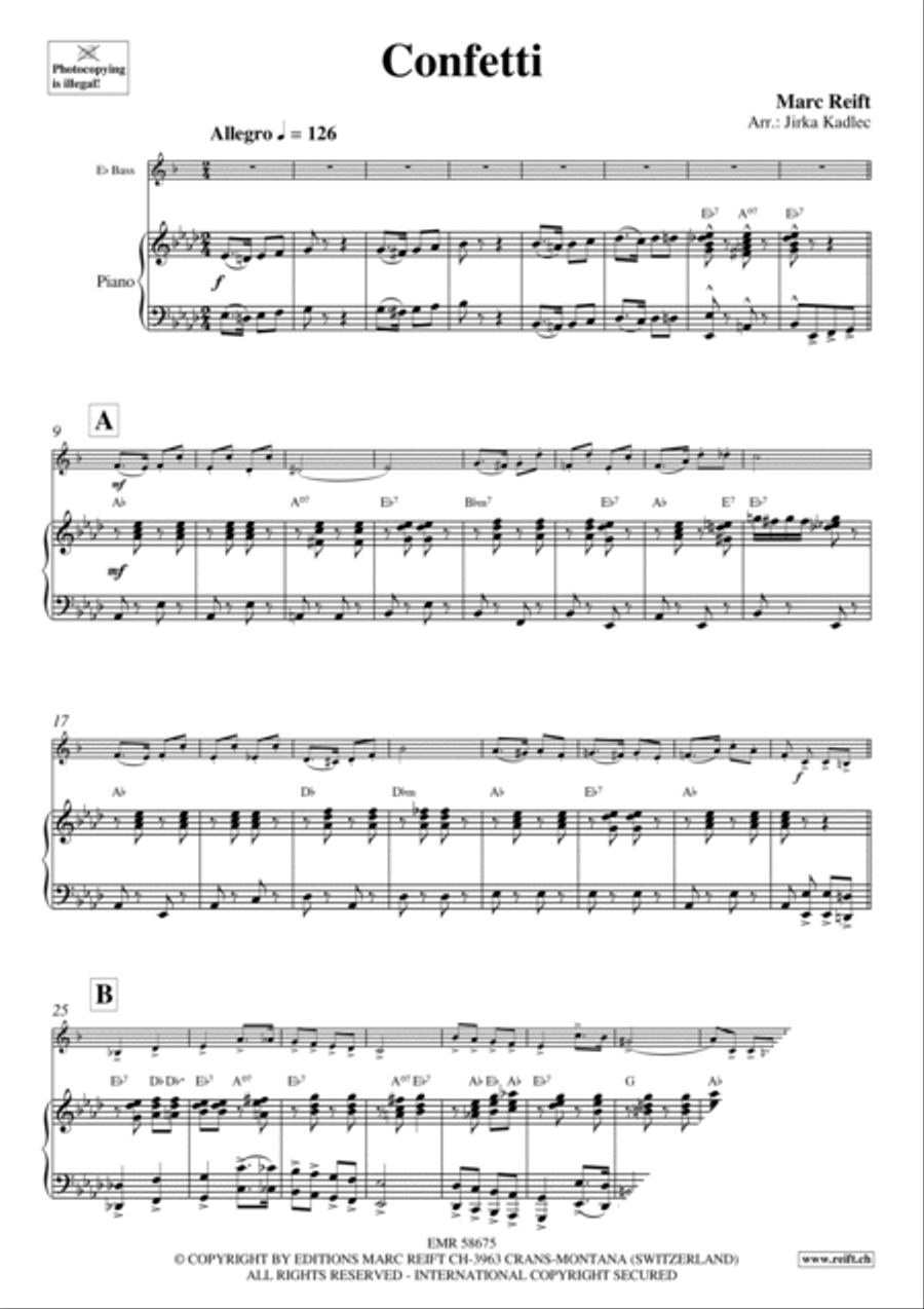Confetti Confetti Voice Solo scores gallery preview page 4