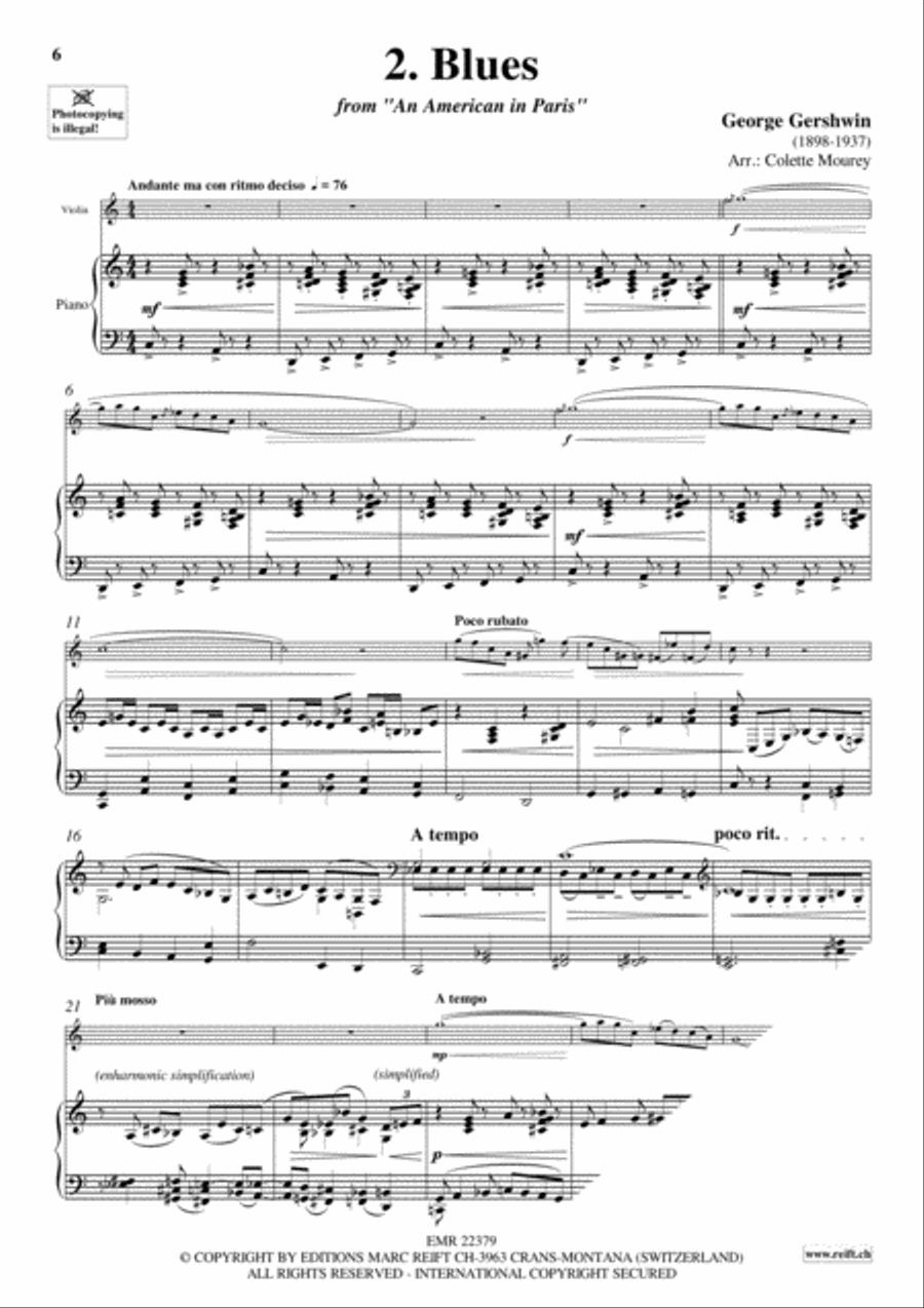Gershwin 20 Greatest Hits Violin Solo scores gallery preview page 4