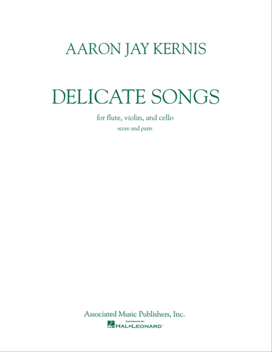 Delicate Songs Delicate Songs Flute scores gallery preview page 1