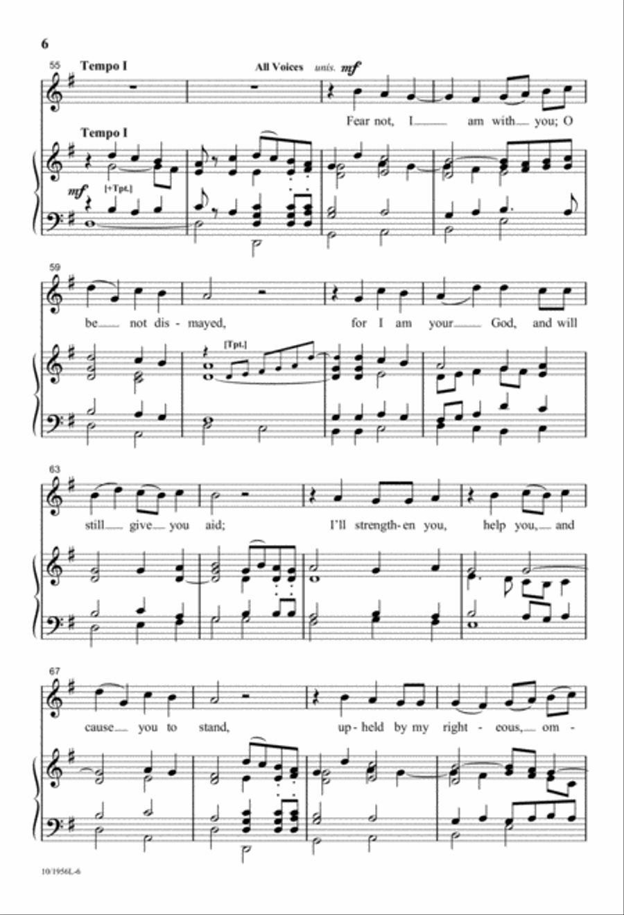 Song of Promise 4-Part scores gallery preview page 6
