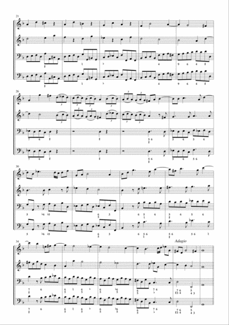 Corelli, Sonata op.3 n.11 in g minor Small Ensemble scores gallery preview page 4