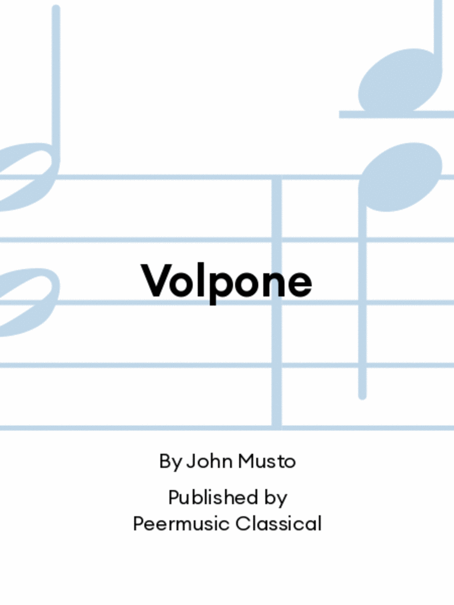 Volpone Voice scores gallery preview page 1