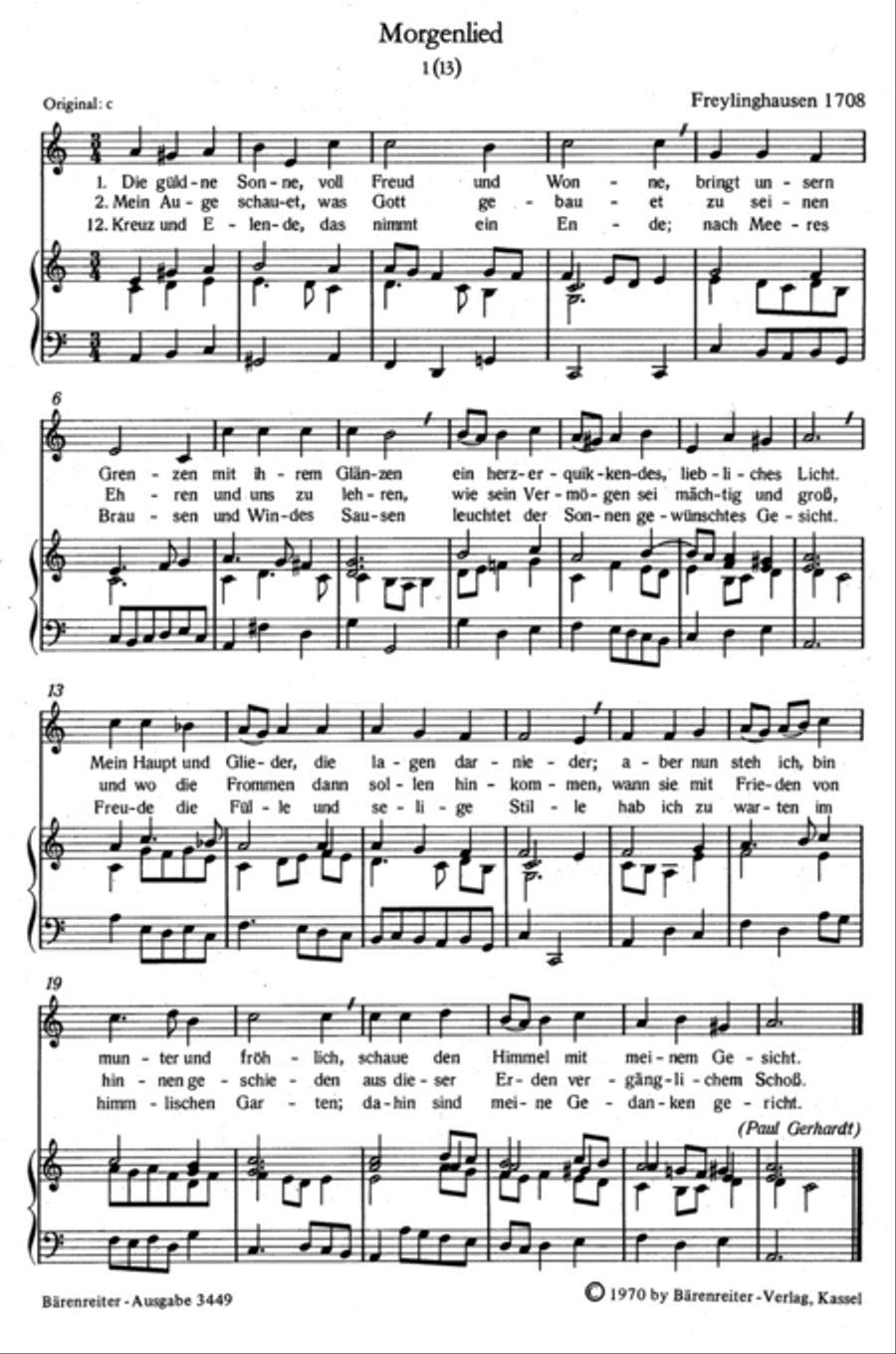 Die Gesange zu G.Chr.Schemellis Gesangbuch und 6 Lieder aus dem Klavierbuchlein fur Anna Magdalena, BWV 439-507,511-514,516,517 Low Voice scores gallery preview page 2