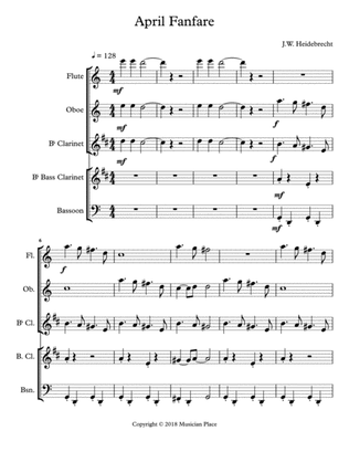 April Fanfare - Score & Parts