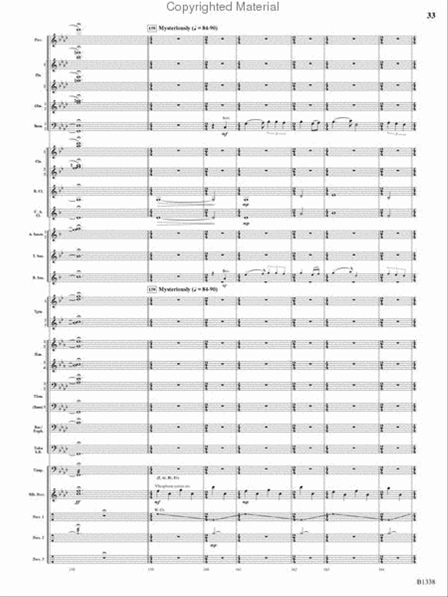 Rock Springs Saga Rock Springs Saga Concert Band scores gallery preview page 31