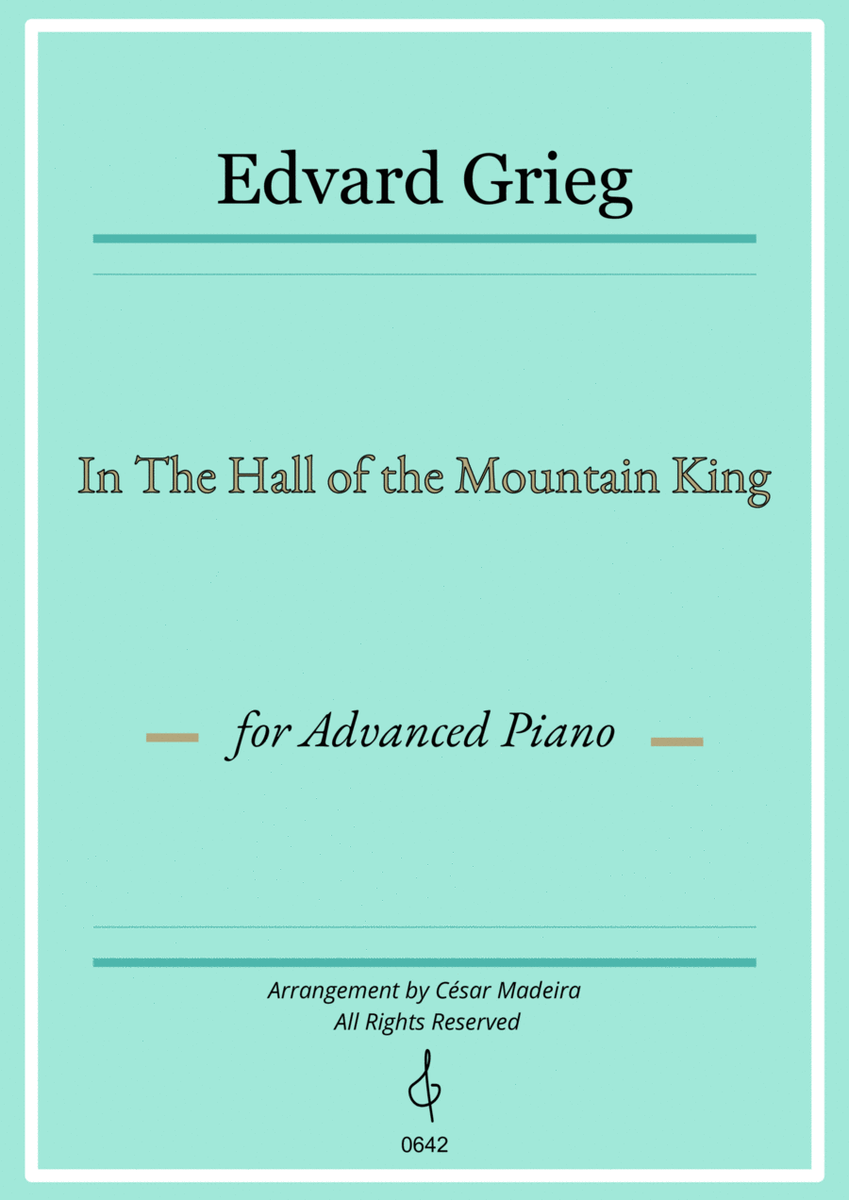 In The Hall of the Mountain King by Grieg - Piano Reduction (Full Score) image number null