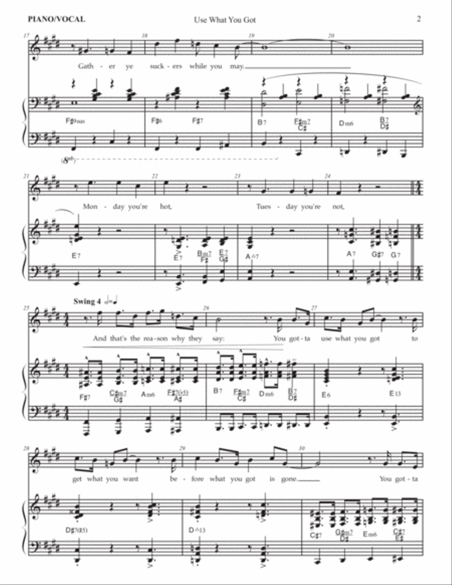 Use What You Got Small Ensemble scores gallery preview page 4