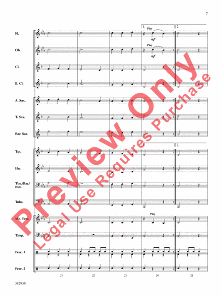 The Beast Concert Band scores gallery preview page 7