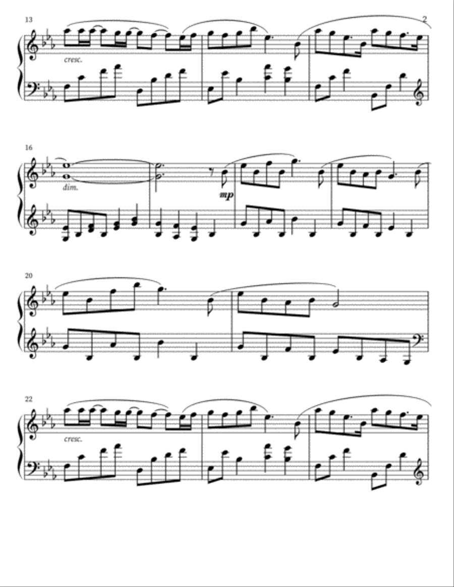 When Christmas Comes To Town Piano Solo scores gallery preview page 3